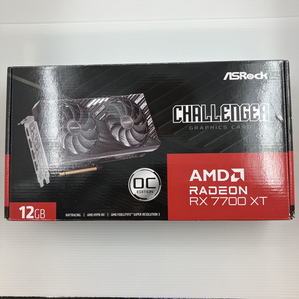 中古 ASRock RX7700XT CL 12GO(RX7700XT Challenger OC) 3410013244