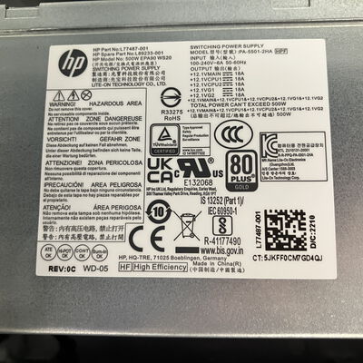 【富士青葉店】中古  HP Victus 15L GamingDesktop TG02(Ryzen 5 5600G/16GB/SSD512GB/HDD2TB/RX6600XT/W11H) 5070001793 