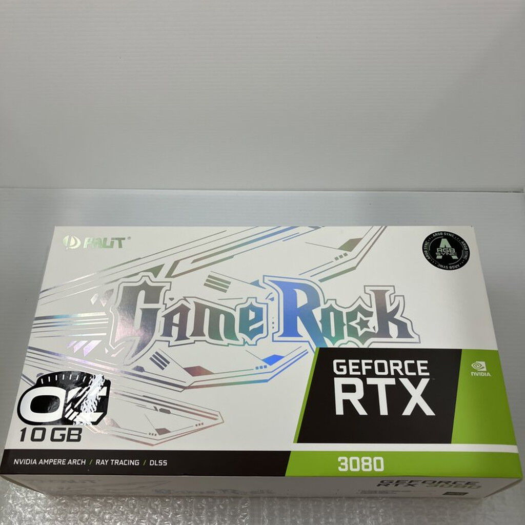 PCパーツ Palit NED3080H19IA-1020G-V2(RTX3080) 中古 Palit NED3080H19IA-1020G-V2 (RTX3080 GameRock OC 10GB) 146426