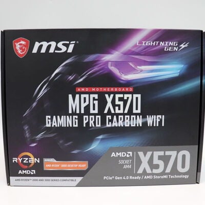 【札幌店】中古  MSI MPG X570 GAMING PRO CARBON WIFI(X570 AM4 ATX) 140051 