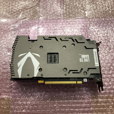 【宮崎恒久店】中古  ZOTAC GAMING GeForce GTX 1660 SUPER AMP ZT-T16620D-10M（GTX1660SUPER 6GB） 3480039310 