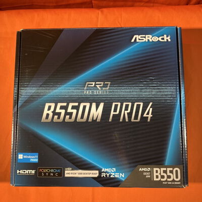 【なんば店】中古  ASRock B550M Pro4 (B550 AM4 mATX DDR4) 142938 