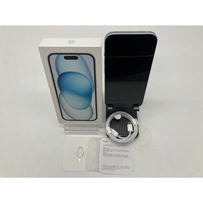 【郡山安積店】中古  【国内版SIMフリー】Apple iPhone15 無印 256GB ブルー MTMR3J/A 161098 