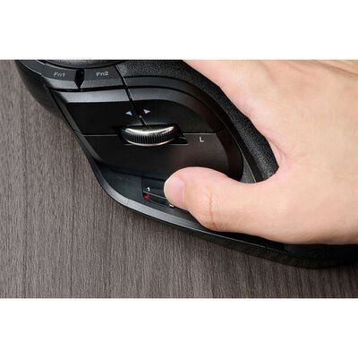 エレコム  M-HT1MRBK (HUGE PLUS ワイヤレストラックボール 10ボタン/ベアリング) 