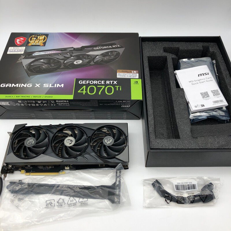 中古 MSI GeForce RTX 4070 Ti GAMING X SLIM 12G (RTX4070Ti