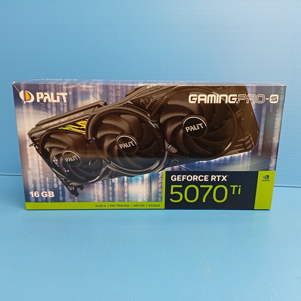 中古 Palit NE7507T019T2-GB2031U(RTX5070Ti 16GB GamingPro-S) 188931