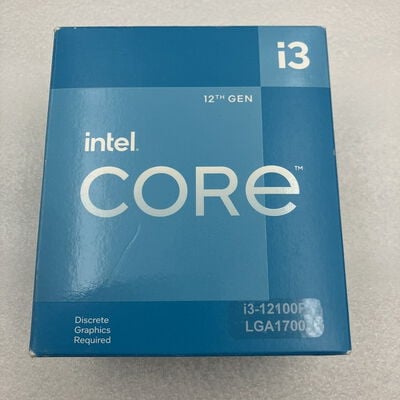 【新潟店】中古  INTEL Core i3 12100F  (1700/3.3G/12M/C4/T8) 148617 