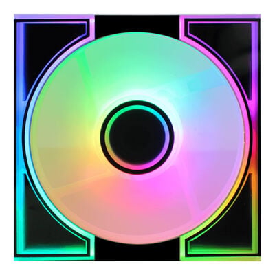 darkFlash  DM8 DM8-BLACK-SINGLEFAN (120mm ブラック ARGB) 
