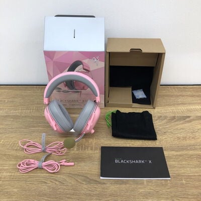 【津ラッツ店】中古  RAZER RAZER BlackShark V2 X QUARTZ EDITION 4990001297 