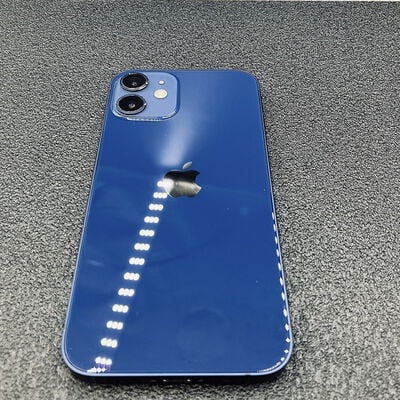 【熊本浜線店】中古  Apple iPhone12 mini 5.4インチ 64GB (ブルー) 国内版SIMロックフリー MGAP3J/A 144003 