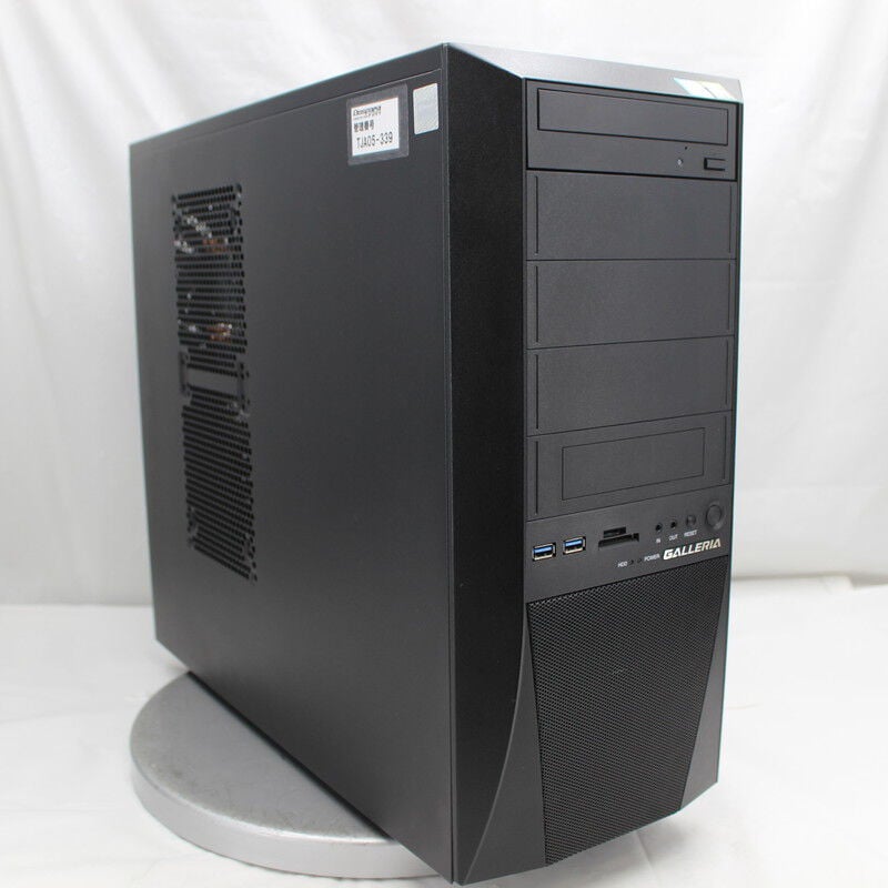 中古 THIRDWAVE GALLERIA KT(Intel Core i7 9700K/16GB DDR4 (PC4