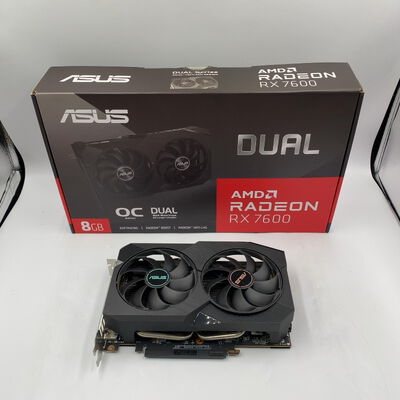 【座間相武台】中古  ASUS DUAL-RX7600-O8G-V2 (RX7600 8G) 162744 