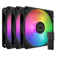 CoolerMaster  SickleFlow Edge 120 ARGB 3-Pack Fan Kit MFX-B2DN-253P2-R2 (3個パック ブラック) 