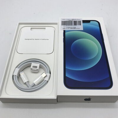 【宇都宮鶴田店】中古  【SIMロック解除済み】【au】Apple iPhone12 6.1インチ 128GB (ブルー) MGHX3J/A 155545 