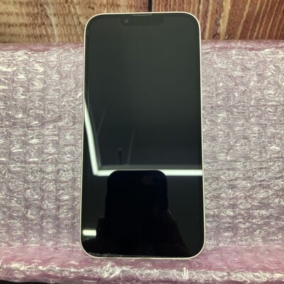 【富士青葉店】中古  【docomo版SIMフリー】Apple iPhone14 6.1インチ 128GB (スターライト) MPUQ3J/A 154870 