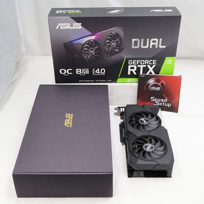 【通販センター】中古  ASUS DUAL-RTX3070-O8G (RTX3070 8G) 143895 