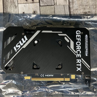 【広島店】中古  MSI RTX4060Ti VENTUS 2X BLACK 16G OC 3320004765 
