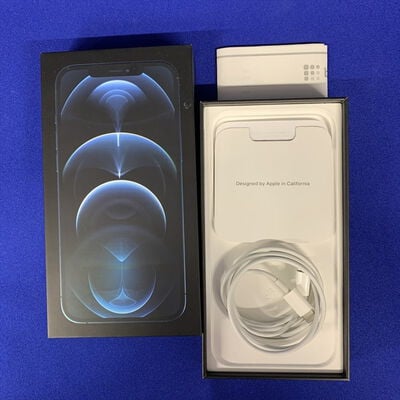 【横浜駅前店】中古  Apple iPhone12 Pro Max 6.7インチ 256GB (パシフィックブルー) 国内版SIMロックフリー MGD23J/A 144068 