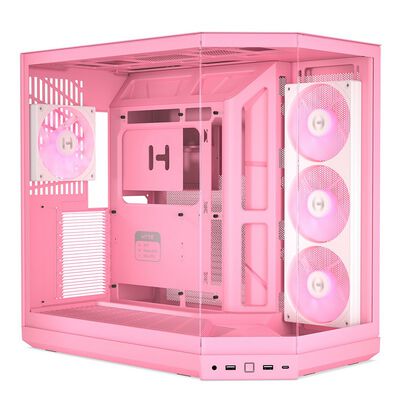 HYTE  Y50 RGB Strawberry Milk (E-ATX ガラスパネル ピンク) 