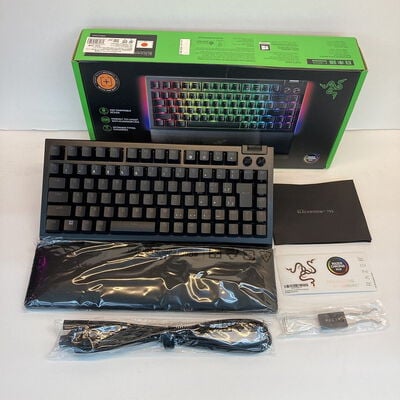 【京都店】中古  Razer BlackWidow V4 75% JP (RZ03-05001300-R3J1) 3180006753 