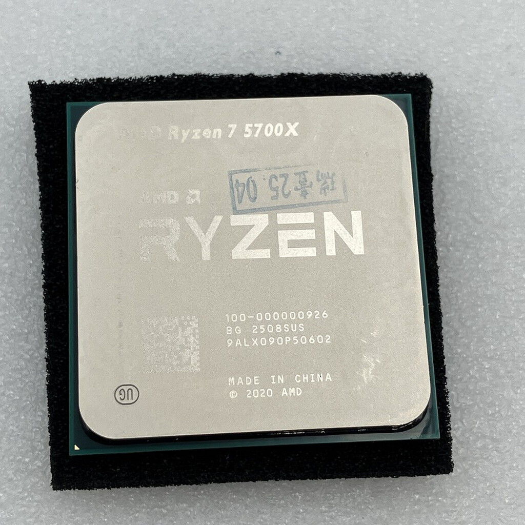中古 AMD Ryzen 7 5700X (AM4/3.4GHz/36M/C8/T16/65W) 150182 （383665