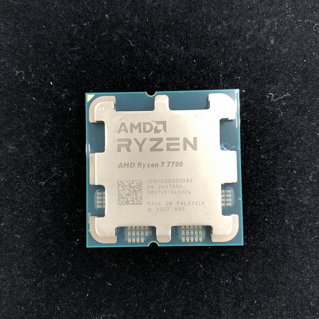 中古 AMD Ryzen 7 7700 (AM5/3.8GHz/40M/C8/T16/65W) 1460024624