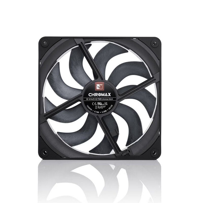 noctua NF-A14x25 G2 PWM chromax.black (NF-A14x25-G2-PWM-CH-BK