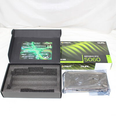 【通販センター】中古  Palit NE75060019P1-GB2063D (RTX5060 8G Dual) 179553 