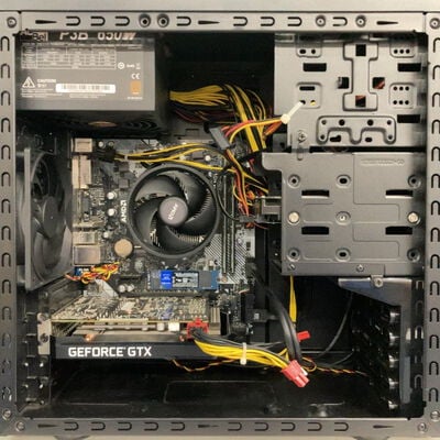 【前橋ｲﾝﾀｰｱｶﾏﾙ店】中古  GALLERIAゲーミングデスクトップ(Ryzen 5 3500/16GB/SSD500GB/HDD8TB/GTX1660 SUPER/W11H) 4540002611 