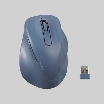 エレコム  M-XGM30DBSKBU (静音 2.4GHz無線マウス "EX-G"5ボタン Mサイズ ブルー) 