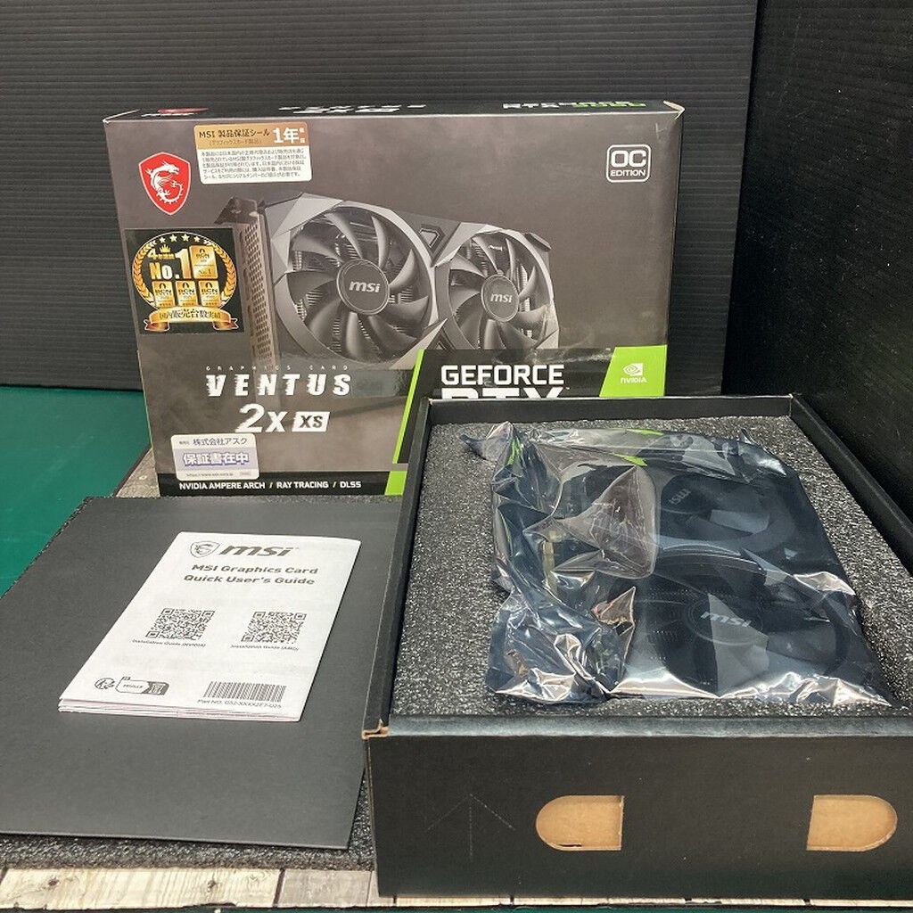 MSI GeForce RTX 3060 VENTUS 2X 中古 中古 MSI GeForce RTX 3060 VENTUS 2X 12G OC (RTX3060 12GB) 144777