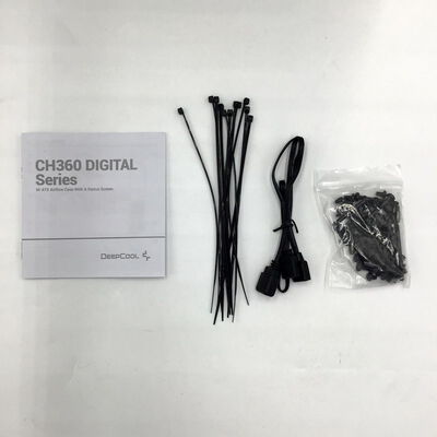【白山FM松任店】中古  DEEPCOOL CH360 DIGITAL WH(mATX ｶﾞﾗｽ WH) 4950001154 