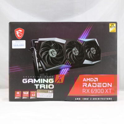 中古  MSI Radeon RX 6900 XT GAMING X TRIO 16G（RX 6900 XT 16GB） 3480032103 