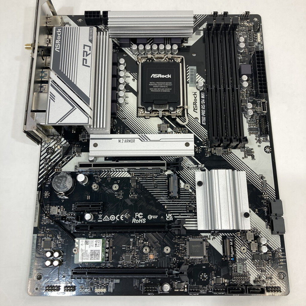 中古 ASRock B760 Pro RS/D4 WiFi (B760 1700 ATX DDR4) 3430006219