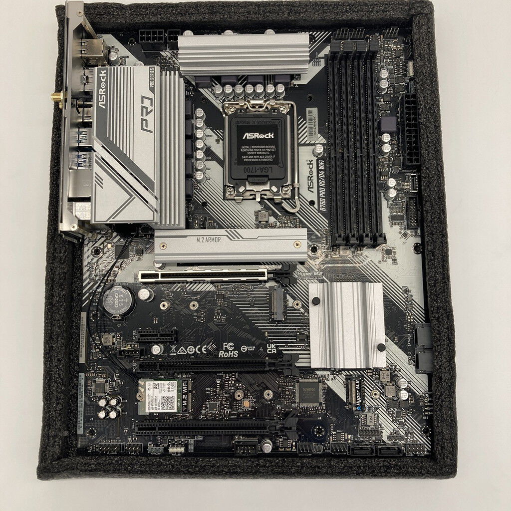 中古 ASRock B760 Pro RS/D4 WiFi (B760 1700 ATX DDR4) 4660001957