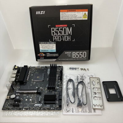 【秋葉原本店】中古  MSI B550M PRO-VDH (B550 AM4 mATX DDR4) 3410014684 