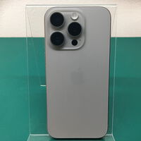 中古  【国内版SIMフリー】Apple iPhone15 Pro 6.1インチ 512GB ナチュラルチタニウム MTUK3J/A 161242 