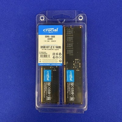 【横浜駅前店】中古  16GB 2枚組(合計32GB) PC5-44800/DDR5-5600 デスクトップ用 190887 