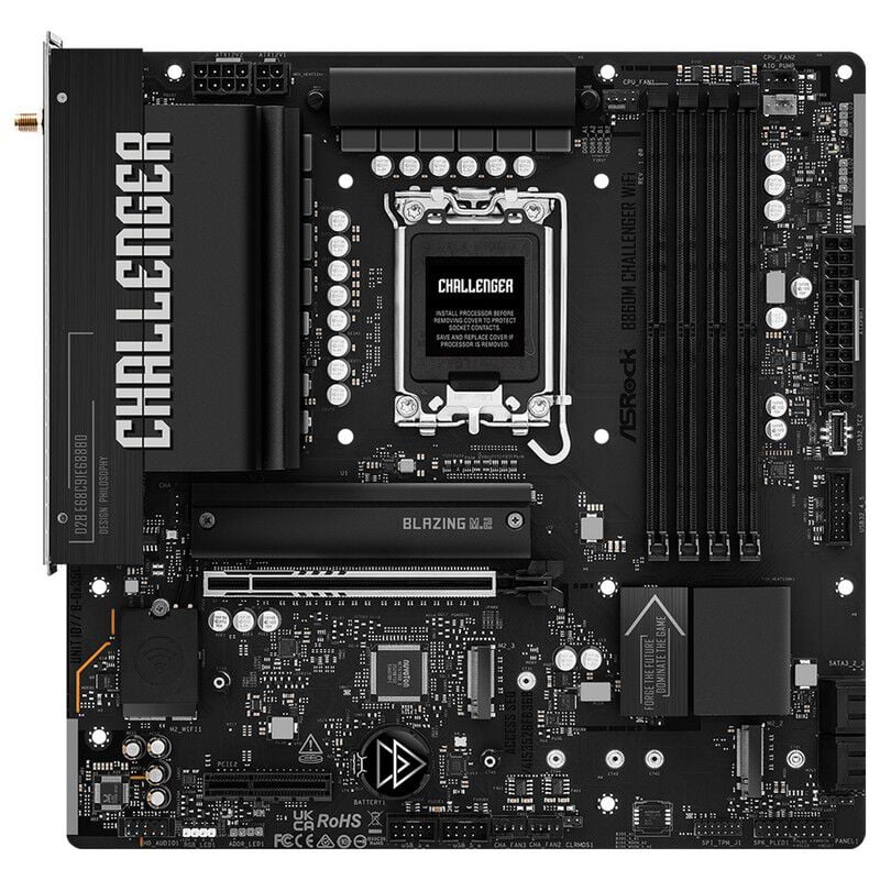 ASRock B860M Challenger WiFi (B860 1851 MicroATX ブラック