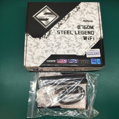 【佐賀南部バイパス店】中古  ASRock B760M Steel Legend WiFi (B760 mATX DDR5) 167293 