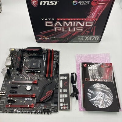 【なんば店】中古  MSI X470 GAMING PLUS (X470 AM4 ATX DDR4) 137106 