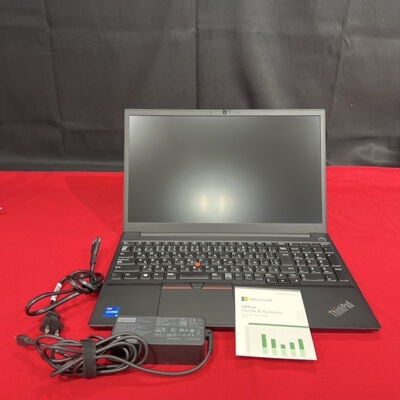 【静岡東瀬名店】中古  LENOVO E15 Gen2 MSO 指紋認証あり (Intel Core i5 1135G7 2.4GHz/8GB/SSD256GB/-/オンボード/15.6/1920x1080/GbE/Wi-Fi/WEBCAM/W11P/Microsoft Office Home and Business 2024) 188566 