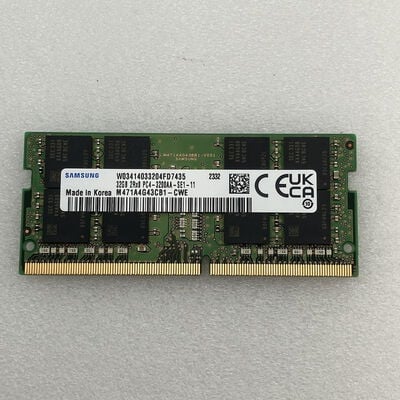 【新潟店】中古  DDR4 PC4-25600 32GB SODIMM ノート用 148255 