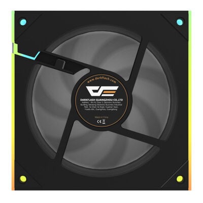darkFlash  DM8R LINE DM8RLINE-B-HQ1 (120mm ブラック ARGB リバースファン) 