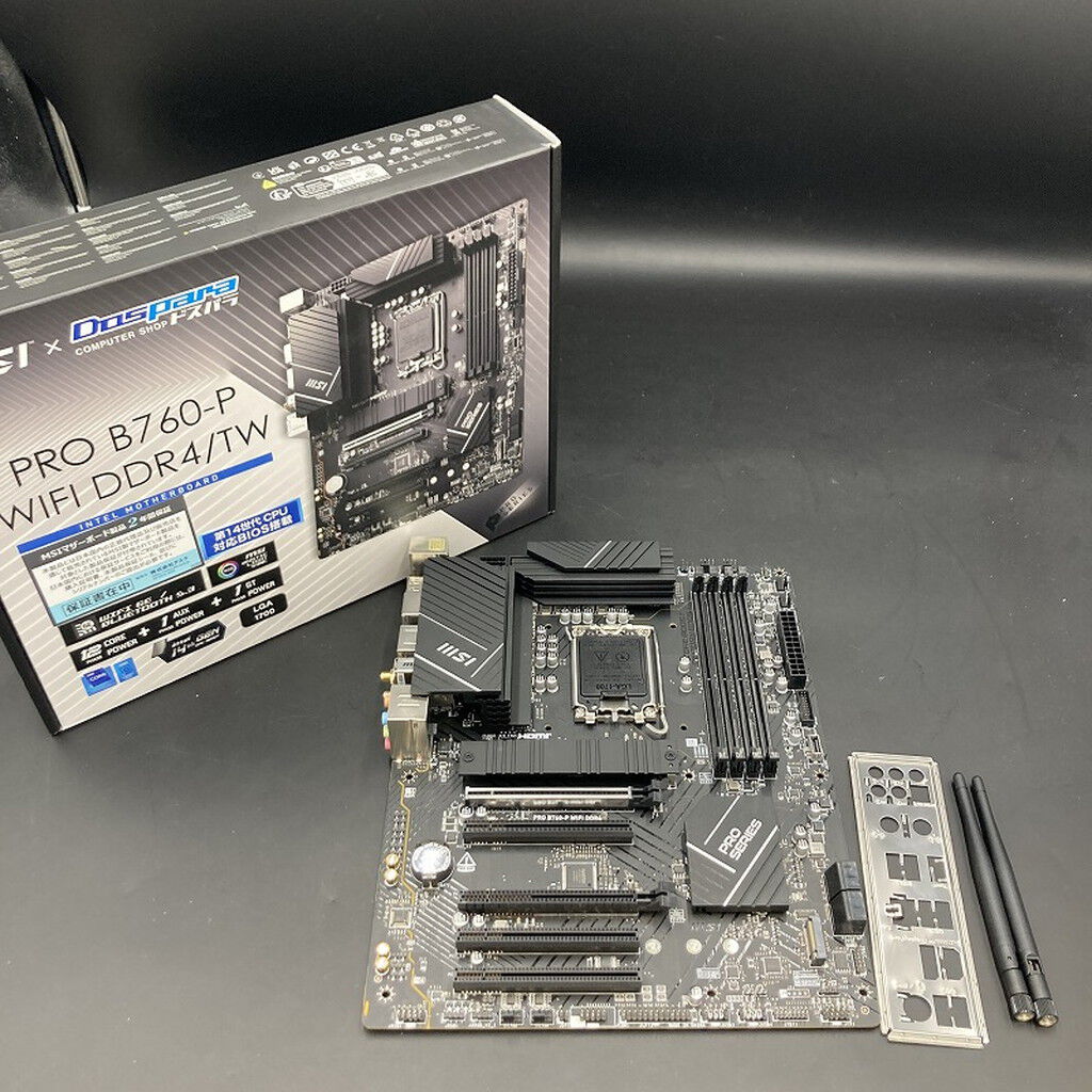 中古 MSI PRO B760-P WIFI DDR4/TW (B760 1700 ATX DDR4) 5370000449