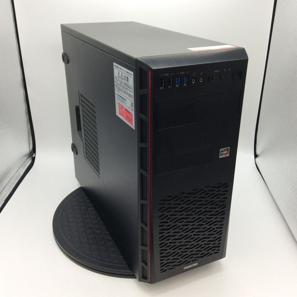 中古 FRONTIER デスクトップPC(Ryzen 5 5600X/16GB/SSD1TB/なし