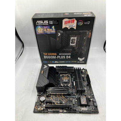 【座間相武台】中古  ASUS TUF GAMING B660M-PLUS D4 (B660 mATX DDR4) 150345 