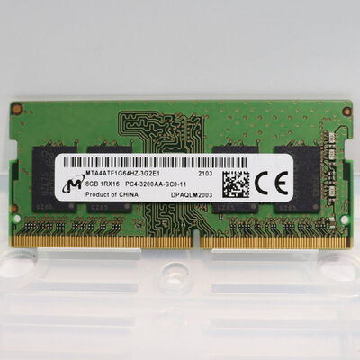 【札幌店】中古  PC4-25600 8GB ノート用(DDR4-3200) 158771 