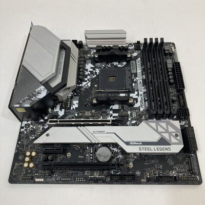 【神戸・三宮店】中古  ASRock B550M Steel Legend (B550 AM4 mATX DDR4) 142939 
