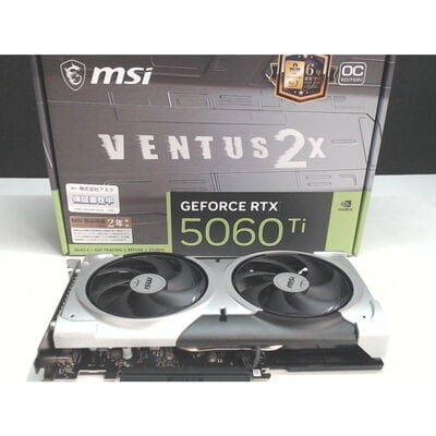 【前橋ｲﾝﾀｰｱｶﾏﾙ店】中古  MSI GeForce RTX 5060 Ti 8G VENTUS 2X OC PLUS (RTX5060Ti 8G) 4540002315 